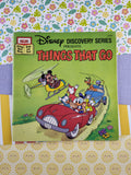 Vintage 1985 Disney Discovery Series Presents Things That Go Softcover Clean
