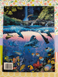 Vintage Lassen Collection Infinite Way Ocean Sea Dolphins Folder NICE, CLEAN