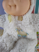 Vintage 1982 Cabbage Patch Doll w/Lamb Sheep Onesie Costume Baby Boy, Nice & Clean