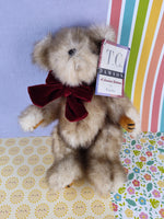 Vintage 1998 T.C. Dawson by Fiesta Limited Edition Churchill 16" Jointed Teddy Bear w/Original Tag