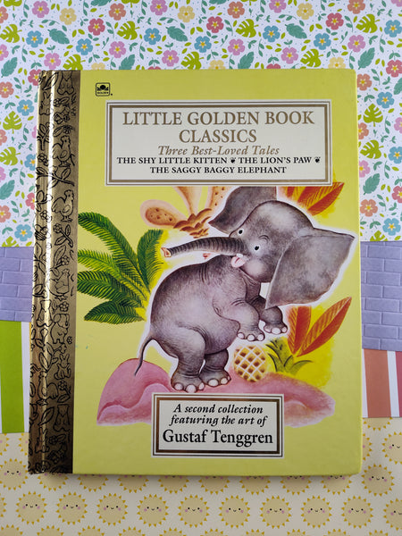 Vintage 1987 Little Golden Book Classics, Three Best-Loved Tales Hardcover