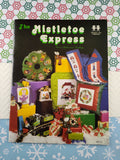 Vintage 1982 The Mistletoe Express Vanessa-Ann Collection Cross Stitch Pattern Book