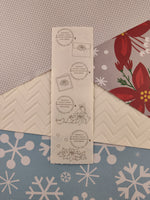 Vintage 1994 Mrs. Grossman's Christmas Poinsettia Full Sticker Sheet, Unused