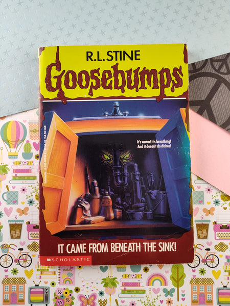 Vintage 1995 1st Printing R.L. Stine Goosebumps #30, It Came From Beneath the Sink!