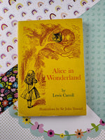 Vintage 1972 Paperback, Alice in Wonderland by Lewis Carroll