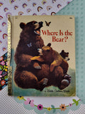 Vintage 1967 Hardcover Little Golden Book "Where Is the Bear?"