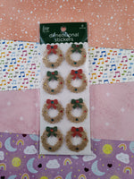 Love Nicole Christmas Winter Wreaths 3-Dimensional Sticker Pack, New/Sealed