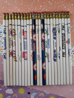 Vintage NBA Pencil Set of 24, Unsharpened/Unused