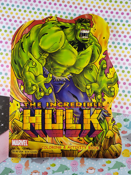 Vintage 2003 Marvel The Incredible Hulk Coloring, Activity Book, Clean & Unused