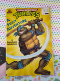 Vintage 1990 Teenage Mutant Ninja Turtles: A Fishy Adventure, Softcover