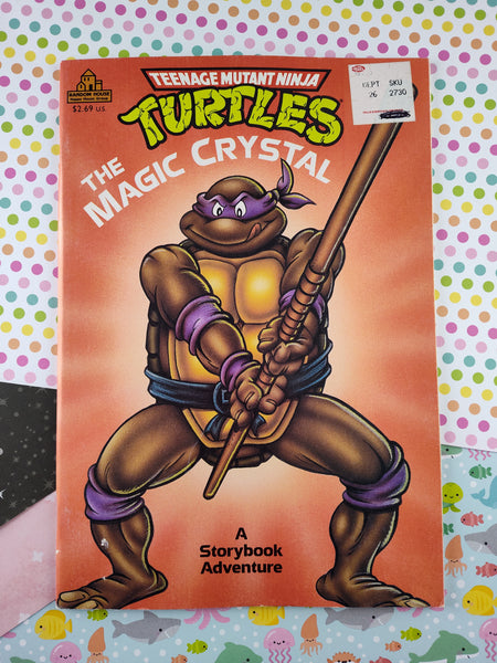 Vintage 1990 Teenage Mutant Ninja Turtles: The Magic Crystal, Softcover