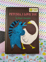 Vintage 1965 Dandelion Library Double-Sided Book, "Trubloff" "Petunia, I Love You" Hardcover