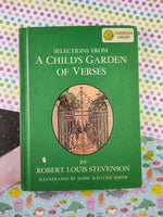 Vintage 1967 Dandelion Library Double-Sided Book, "Best Loved Fairy Tales" "A Child's Garden of Verses" Hardcover