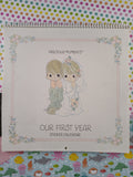 Vintage 1992 Precious Moments: Our First Year, Sticker Calendar UNUSED
