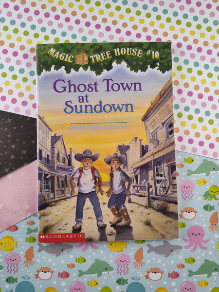 Vintage 1998 1st Printing Magic Tree House #10 Ghost Town at Sundown Softcover