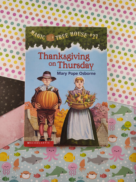 Vintage 2003 1st Printing Magic Tree House #27 Thanksgiving on Thursday Softcover