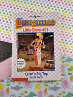 Vintage 1994 1st Printing Baby-Sitters Little Sister #51 Karen's Big Top Softcover