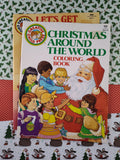 Vintage 1986 Creative Child Press Christmas Coloring Book Set/2, Unused