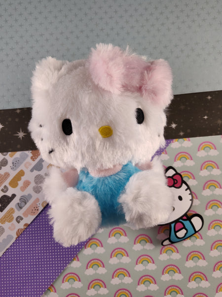 2021 Sanrio Hello Kitty Fluffy Super Soft Pastel 6" Plush NWT