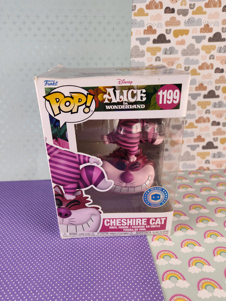 Funko Pop Boxed Disney Alice in Wonderland Cheshire Cat #1199 Pop in a Box Exclusive