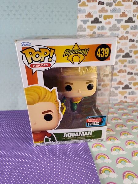 Funko Pop Boxed Aquaman #439 2022 Fall Convention Limited Edition