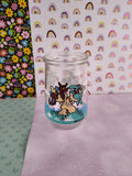 Vintage 1996 The Wubbulous World of Dr. Seuss Welch's Glass Jam Jar Thidwick & Friends, Excellent Shape