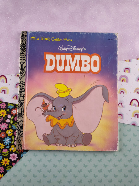 Vintage 1993 Little Golden Book: Walt Disney's Dumbo Hardcover