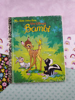 Vintage 1993 Little Golden Book: Walt Disney's Bambi Hardcover