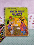 Vintage 1978 Little Golden Book: Walt Disney's Mickey Mouse and Goofy Hardcover