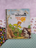 Vintage 1985 Little Golden Book: The Black Cauldron Taran Finds a Friend Hardcover