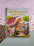 Vintage 1975 Little Golden Book: Old MacDonald Had a Farm Hardcover