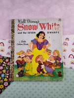 Vintage 1982 Little Golden Book: Walt Disney's Snow White and the Seven Dwarfs Hardcover