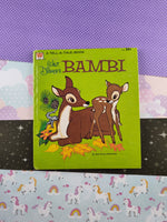 Vintage 1972 Tell-A-Tale Book, Walt Disney's Bambi Hardcover