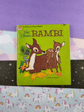 Vintage 1972 Tell-A-Tale Book, Walt Disney's Bambi Hardcover