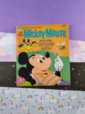 Vintage 1973 Tell-A-Tale Book, Walt Disney's Mickey Mouse and the Second Wish Hardcover