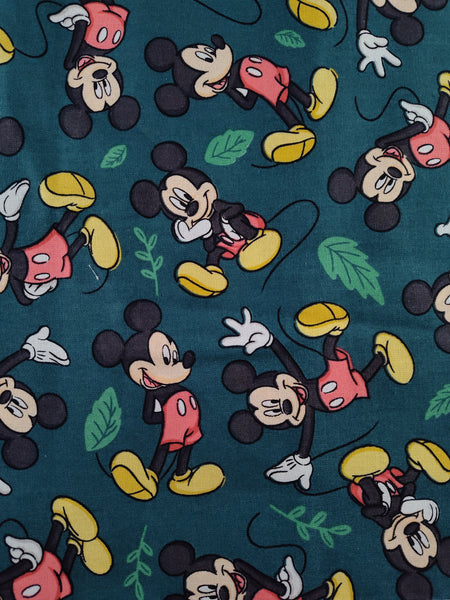 2020 Springs Creative Mickey Mouse "Fall for Mickey" Fabric Remnant, 1-1/2 yd x 44" W