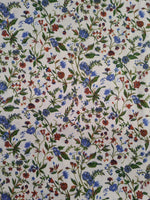 Vintage Cottage Prints Designed by Jennifer Sampou for P&B Textile 100% Cotton Fabric Remnant, 5 yd x 44" W