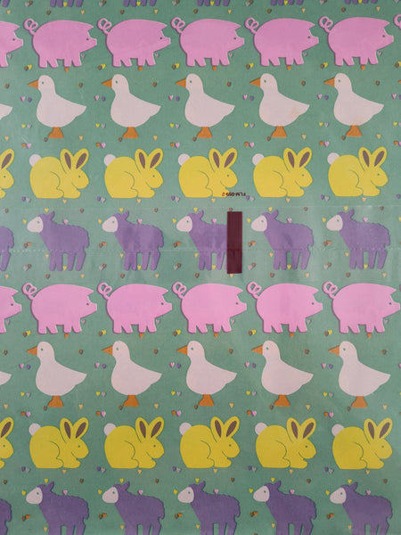 Vintage Artfaire All-Occasion Gift Wrap Wrapping Paper Cute Animals, 2 –  Pfaltzcraftsmore