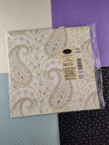 Vintage Hallmark Ornate Patterned Gift Wrap Wrapping Paper, 2 Sheets New