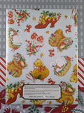 Vintage Country Christmas Gift Wrap Wrapping Paper, New & Sealed