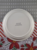 Vintage Mikasa Do-Re-Mi Christmas Wintry Children's Bowl & Plate Set, Like New