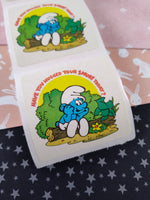 Vintage Smurfs "Have You Hugged Your Smurf Today?" Sticker, New & Unused/Unpeeled