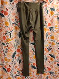 LuLaRoe Women's One Size Leggings Solid Green Olive, Nice & Clean