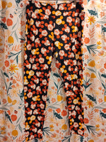 LuLaRoe Women's Tall & Curvy TC Leggings Disney Mickey Mouse Orange Red, Like New