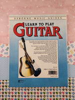 Vintage 1988 Usborne Music Guides, Learn to Play Guitar Softcover Paperback Book, Nice & Clean