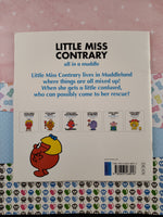 Vintage 1998 Mr. Men, Little Miss Contrary All in a Muddle Softcover Paperback Book, Like New