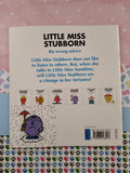 Vintage 1998 Mr. Men, Little Miss Stubborn the Wrong Advice Softcover Paperback Book, Like New