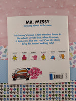 Vintage 1998 Mr. Men, Mr. Messy Messing About in the Snow Softcover Paperback Book, Like New