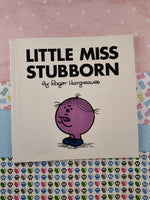 Vintage 2001 Mr. Men, Little Miss Stubborn Softcover Paperback Book, Like New