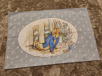 RARE Vintage Cannon Royal Family Beatrix Potter Peter Rabbit Twin Sheet Set, Nice & Clean, Like New